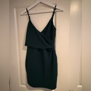 Lulu's Dark Green Dress